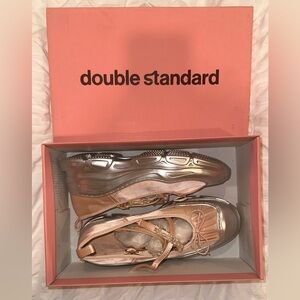 Women's Sneakers - Gold and Pink